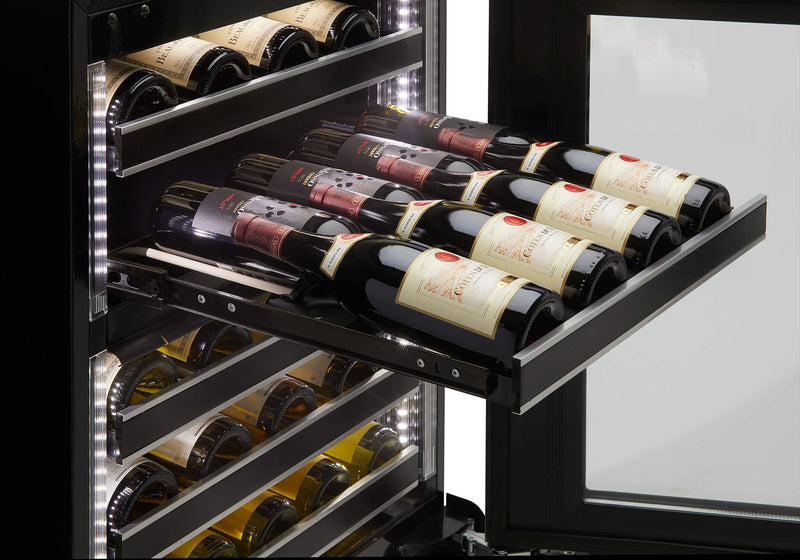 Silhouette Reserve 23.9\" 5 Cu. Ft. Single-Door Wine Cooler - Black - SRVWC050R