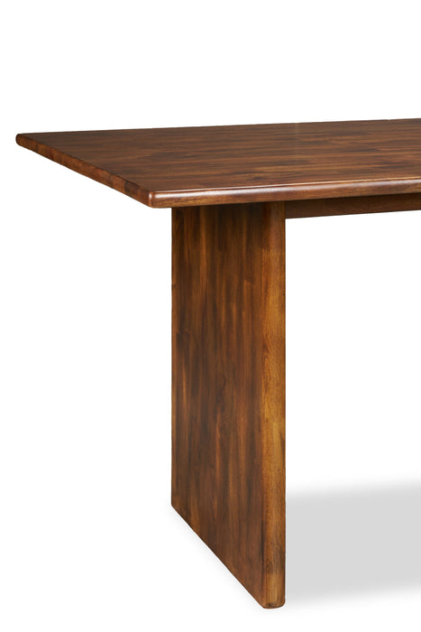 Vale Dining Table, Wood, 72\"W - Brown