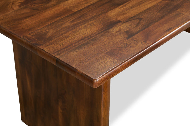 Vale Dining Table, Wood, 72\"W - Brown