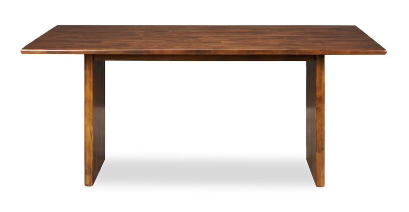 Vale Dining Table, Wood, 72\"W - Brown