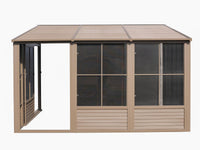 Gazebo Penguin Florence - Wall Mounted Solarium 8x12 Metal Roof