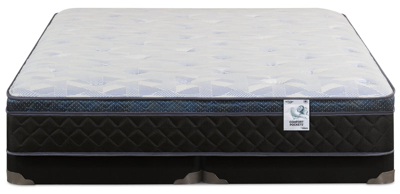 Springwall Venice Eurotop Low-Profile Split Queen Mattress Set