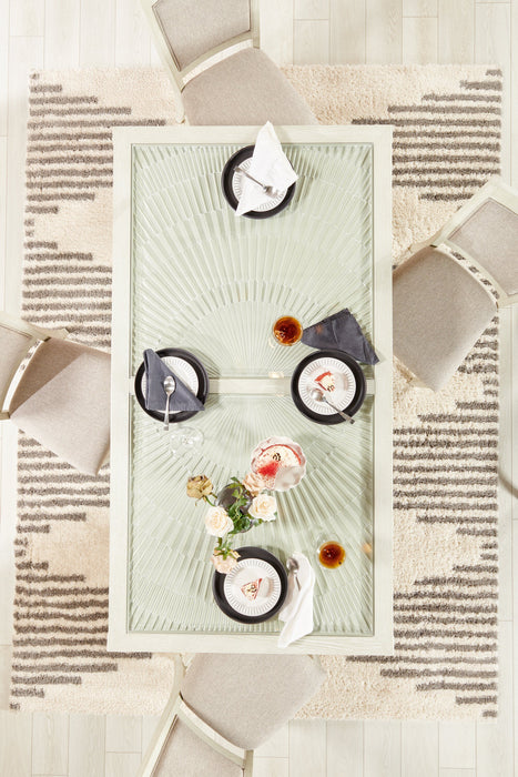 Vida 7pc Dining Set with Table & 6 Chairs, 78\"W - Sand