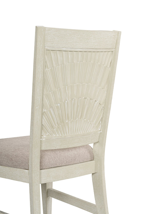 Vida Dining Chair with Polyester Fabric - Sand