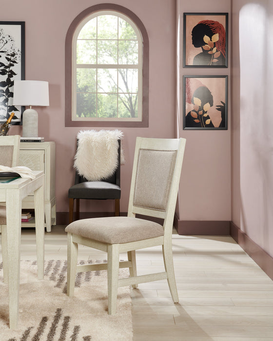 Vida Dining Chair with Polyester Fabric - Sand