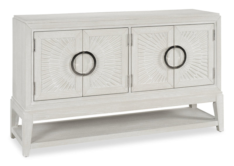 Vida Dining Server with Storage & Shelf, 61\"W - Sand