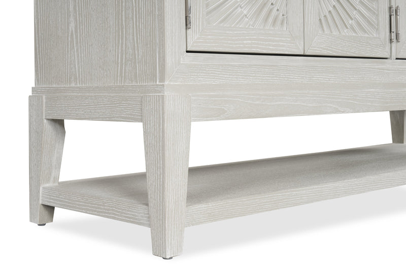 Vida Dining Server with Storage & Shelf, 61\"W - Sand