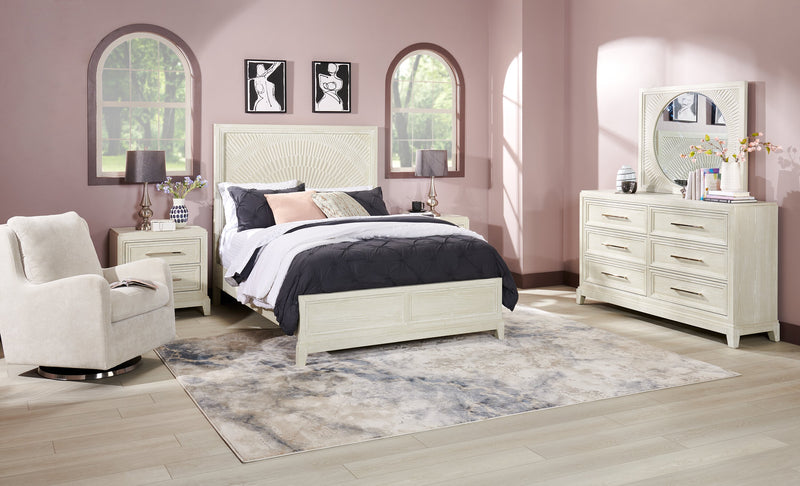 Ellie 29\" Linen-Look Fabric Swivel Glider Accent Chair with Wingback and Recessed Arms - Beige