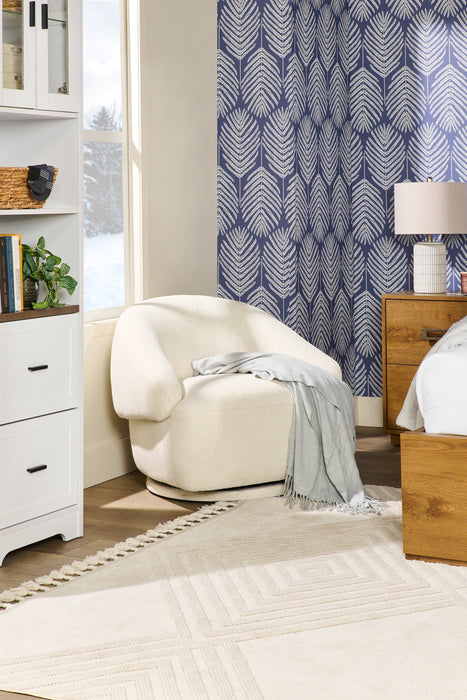 Villa Swivel Accent Chair - Ivory