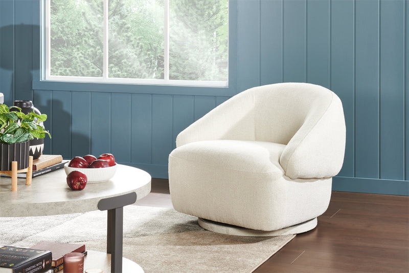 Villa Swivel Accent Chair - Ivory