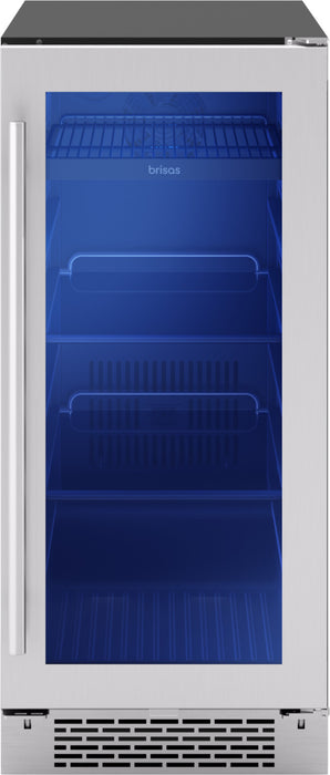 Brisas by Zephyr 15\" Beverage Cooler - Stainless Steel - BBV15C01AG