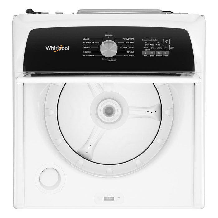 Whirlpool 5.2 Cu. Ft. Top-Load Washer with Built-In Faucet and 7 Cu. Ft. Gas Dryer