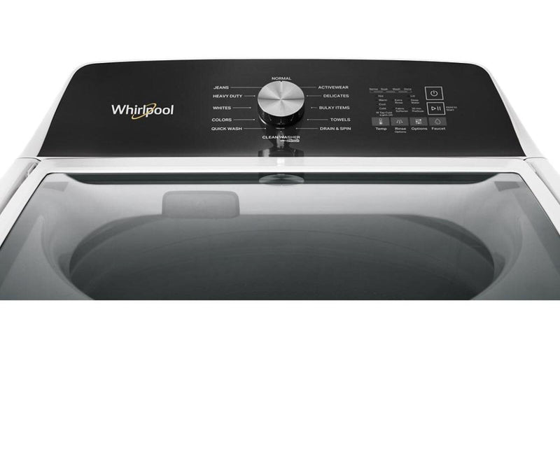 Whirlpool 5.2 Cu. Ft. Top-Load Washer with Built-In Faucet and 7 Cu. Ft. Gas Dryer