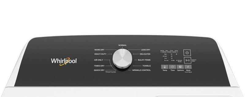 Whirlpool 5.2 Cu. Ft. Top-Load Washer with Built-In Faucet and 7 Cu. Ft. Electric Dryer