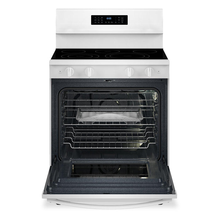 Whirlpool 30\" 5.3 Cu. Ft. Electric Range with No Preheat Air Fry - White - YWFES7030SW