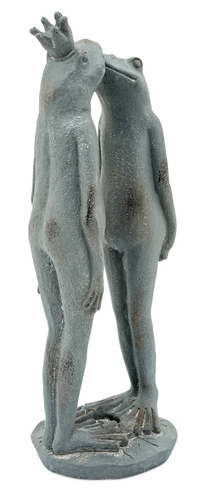 Black 16\" Outdoor Resin Frog Figure