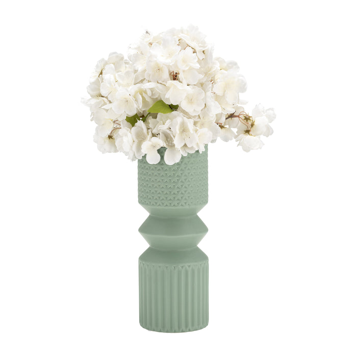 Dark Sage 11\" Mallet Vase