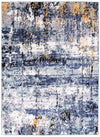 Paloma Marble Blue Area Rug - 3'11