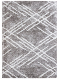 Ker Grey Lines 8x11 Area Rug