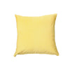Chambray Cushion with Zipper Yellow - Set of 2 Cushions