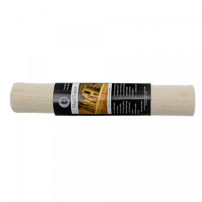 Anti Slip Pvc Mat Natural 12\" x 60\" - Set of 6 Kitchen Storage