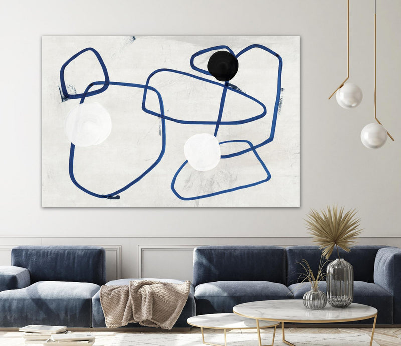 \"Midblue I\" Giant Art 72x48 Wall Art