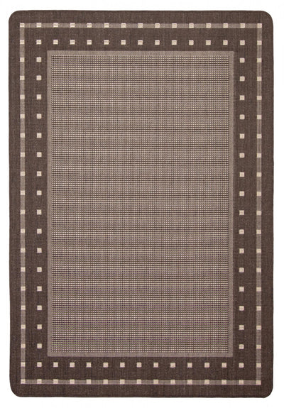 Clementine Chocolate Area Rug - 4'4" X 6'5" 