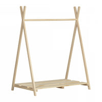 Sweedi Scandinavian Clothes Rack For Kids - Natural Wood 