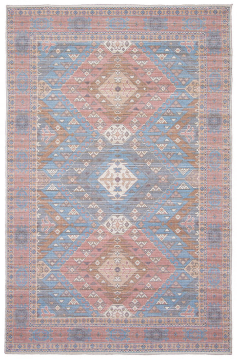 Samia Light Blue Rug 5'3\" X 8'0\" Area Rug