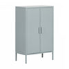 Crea Metal 2-Door Accent Cabinet - Blue