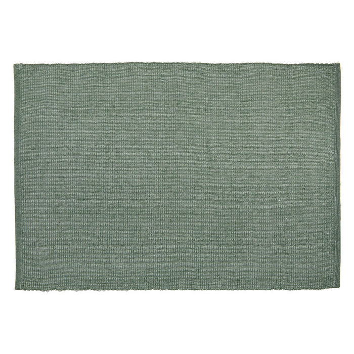 Chambray Ribbed Placemat Mint Green - Set of 12