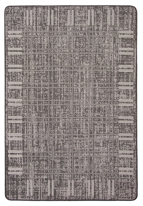Joni Black Area Rug - 4'4\" X 6'5\" 