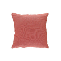 Chambray Cushion with Zipper Orange - Set of 2 Cushions