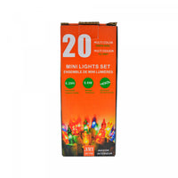 20 Lt Indoor Mini Light Set Multi Bulbs - Set of 2 Christmas Lights