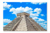 KuKulkan Pyramid in Mexico 24x36 Wall Art Fabric Panel Without Frame