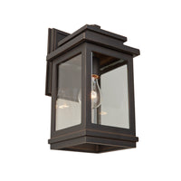 Freemont 1-Light Charcoal Outdoor Wall Light II 