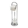 Chrome Toilet Paper and Brush Holder Bath Accessories