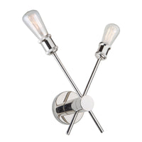 Tribeca Silver Wall Light Sconce 