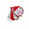 4 Pc Kitchen Set Noel Wreath - Set of 2 Kitchen Linen