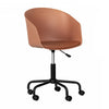 Flam Office Swivel Chair - Burnt Orange/Black 