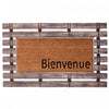 Bienvenue Rubber Fence with Coir Mat Floormat