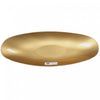 Oval Serving Tray with Handle Gold