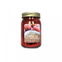9.2oz Electroplated Mason Jar Candle Apple Crumble - Set of 2