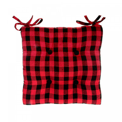 Chair Pad 18" x 18" Buffalo Set of 2 Chair pad.|Ensemble de 2 coussins de chaise 18 po x 18 po à point à carreaux