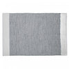 Handloom Cotton Rug with Lurex Silver Floormat