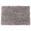 Microfibre Shaggy Bathmat Grey/White 20 x 32