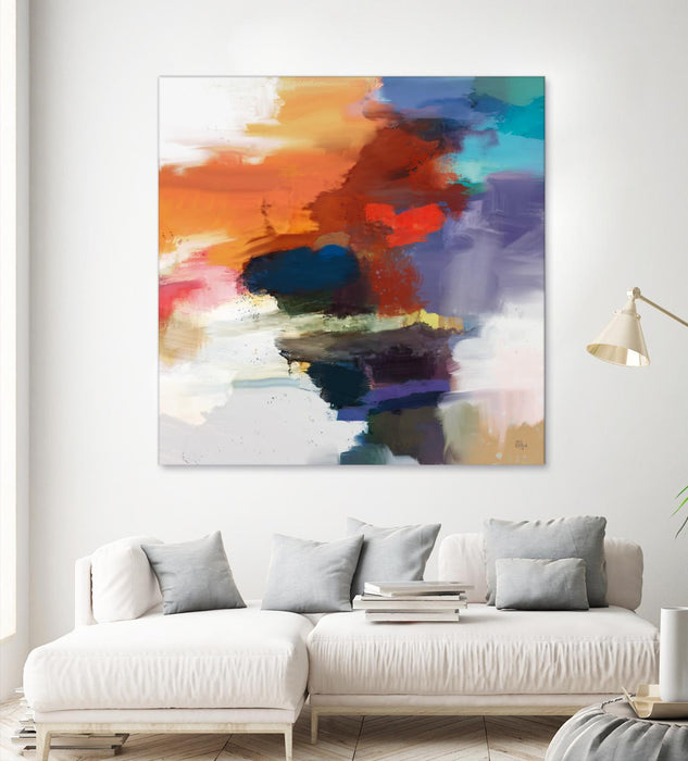 \"Interplay\" Giant Art 54x54 Wall Art