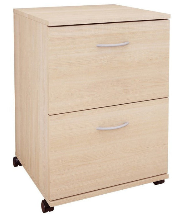 Nordika 2-Drawer Filing Cabinet - Natural Maple