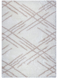 Ker Cream Lines 5x8 Area Rug