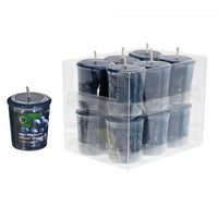 Mushroom Votive Wild Blueberry Candle - Set of 12